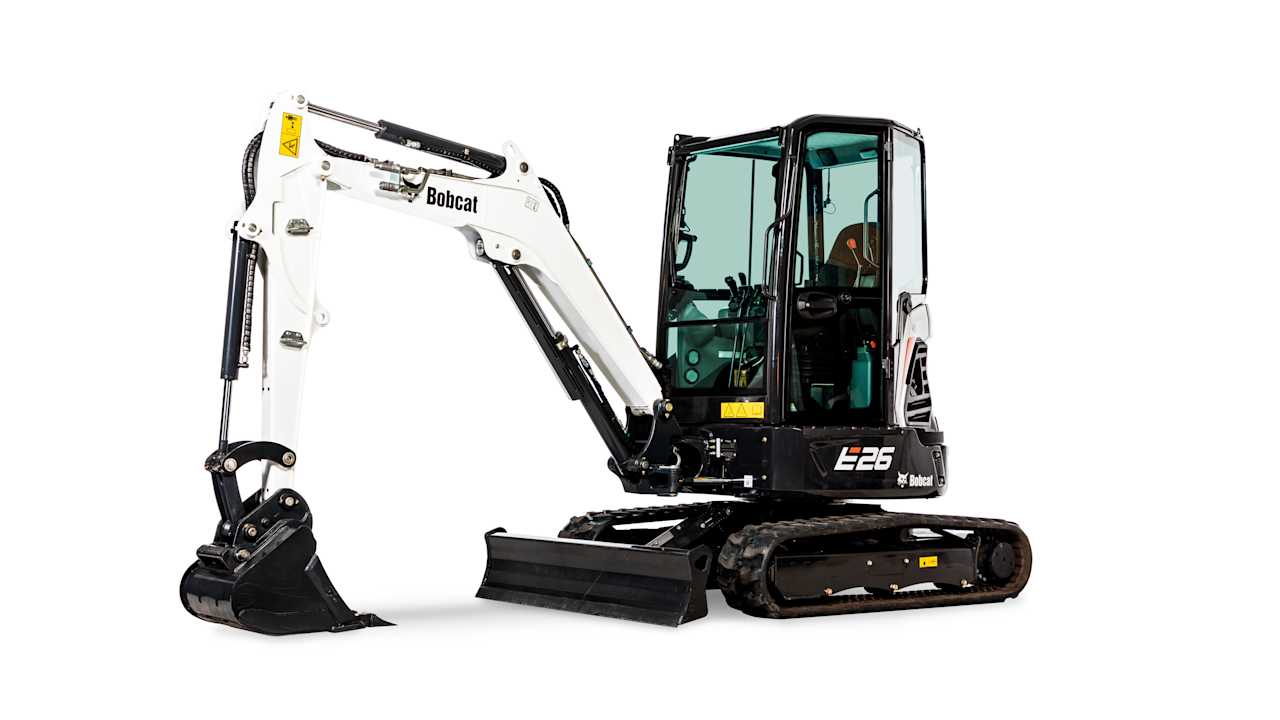 2022 Bobcat E26 Mini Excavator — Bobcat E26 model reference image, not the seller’s actual machine