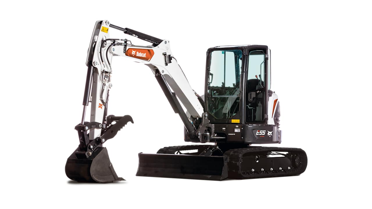 2023 Bobcat E55 Excavator — Bobcat E55 model reference image, not the seller’s actual machine